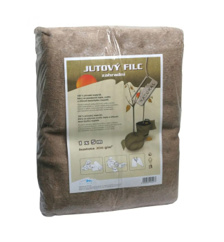 Jute-Biomulch (Filz) mit Ausschnitt 1x5 m