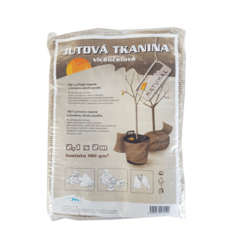 Natrlicher Jutestoff 2,1 x 2 m