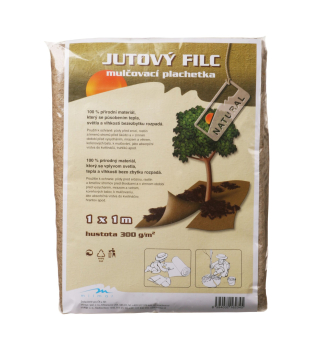 Jute-Biomulch (Filz) 1x1 m