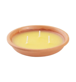 CITRONELLA-KERZE, 80 g, Terrakotta