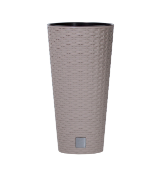 Blumentopf RATO RATAN Rohr MOCCA 20 x 38 cm
