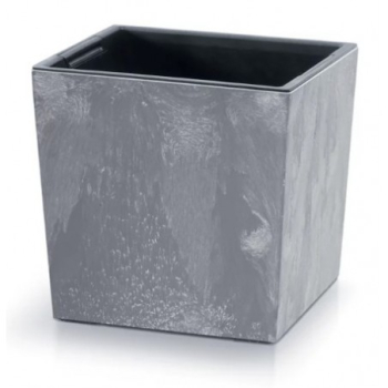 Blumentopf URBI SQUARE LOW EFFECT marengo 24 x 23,5 cm