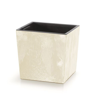 Blumentopf URBI SQUARE LOW EFFECT sand 24 x 23,5 cm