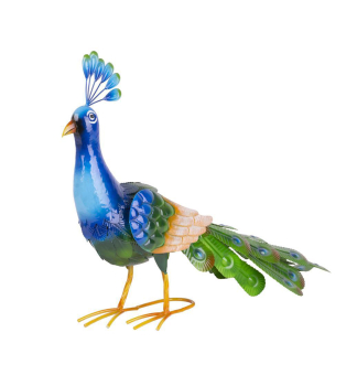 Dekoration MAGICHOME Mecco Pfau, Dose, 76 x 30 x 46 cm