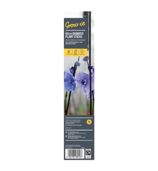 Bambus-Sttzstab fr Pflanzen, 40 cm, 25 Stck in einer Packung