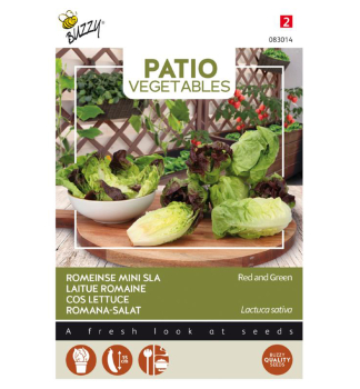Samen - PATIO Romana salat 'ROT UND GRN'