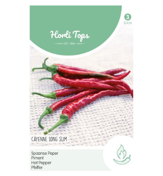 Samen - PFEFFER 'CAYENNE LONG SLIM'