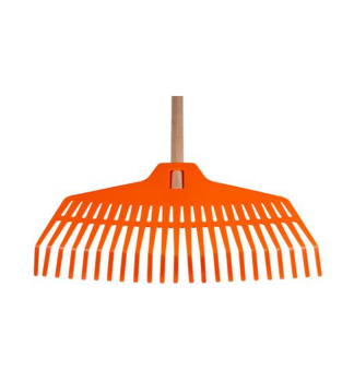 Kunststoffrechen mit Holzstiel 150 cm