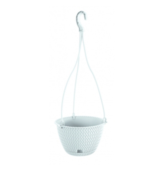Blumentopf SPLOFY hngend WEISS 23 x14,5 cm