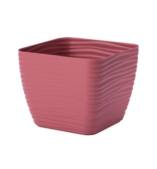 Blumentopf SAHARA PETIT SQUARE Marsala 19 cm