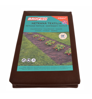Brauner Vliesstoff 1,6x5m, 45 g/m2