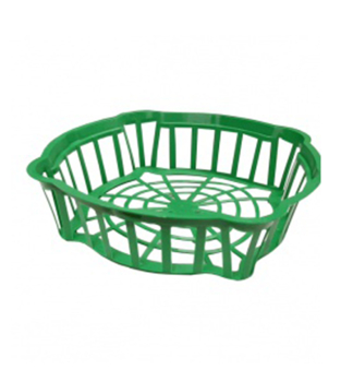 KORB FR ZWIEBELN oval grn, 30 cm