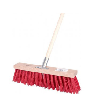 Besen Strend Pro, Straenbesen, mit Schelle, mit Stiel