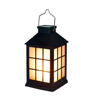 Solarlaterne Strend Pro Garden, Flammeneffekt, 10,5 x 10,5 x 19 cm