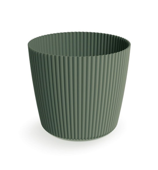 Blumentopf MILLY RUND dunkelgrn 23,6 x 21 cm