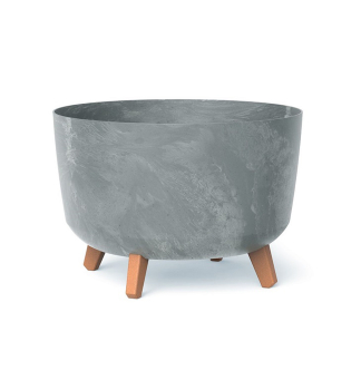 Blumentopf GRACIA BETON grau 28,5 x 17,7 cm