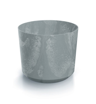Blumentopf TUBO Beton Effect grau 23,9 x 21 cm