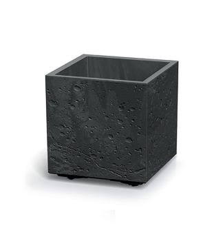 Blumentopf SIERRA SQUARE EFFECT Anthrazit 28,8 cm
