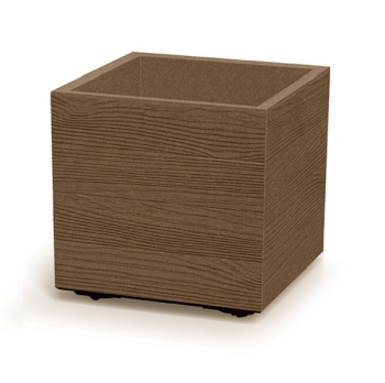 Blumentopf MADERA SQUARE eco wood naturo 28,8 cm