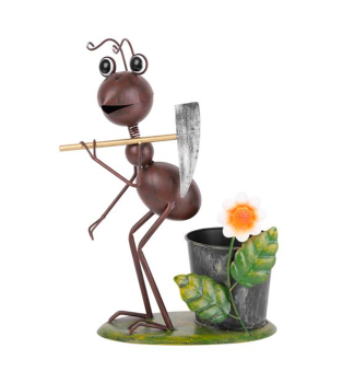 Dekoration MAGICHOME Mecco Ameise mit Hacke, Dose, 28x16x40 cm