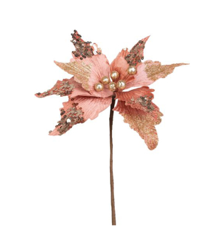 MAGICHOME WEIHNACHTSBLUME, Kupfer, 31 cm