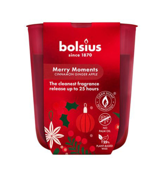 Kerze im Glas BOLSIUS Apfel/Zimt, 80  73 mm