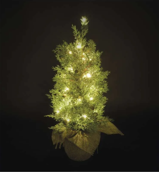 LED-Baum, 50 cm, auen und innen, warmwei, Timer