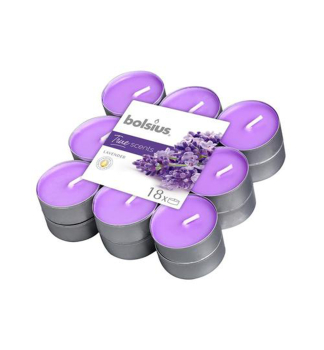 Teekerze Bolsius Tealight True Scents 18 St./Packung - LAVENDEL