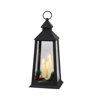 LED-Dekorationslampe MAGICHOME, schwarz, 3 LEDs, 14 x 14 x 35 cm