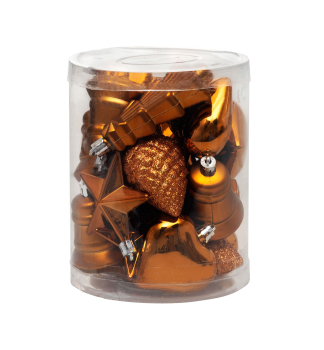 WEIHNACHTSDEKORATION, 20 Stck, rosa, gemischt, 6 cm