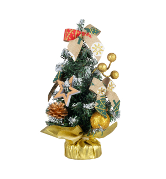 MAGICHOME WEIHNACHTSDEKORATION, Baum, dekoriert, 20 cm