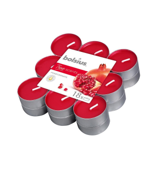 Teekerze Bolsius Tealight True Scents 18 St./Packung - Granatapfel