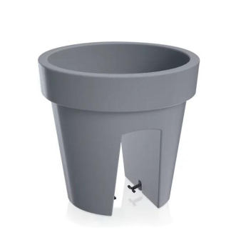 Blumentopf LOFLY RAILING grau 24,5 cm