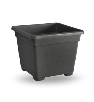 Blumentopf  QUADRATO Anthrazit 38 cm