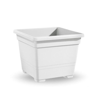 Blumentopf  QUADRATO wei� 38 cm