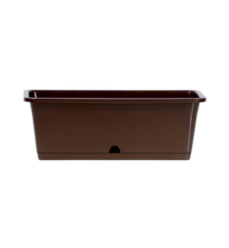 Blumenk�sten CAMELIA mit Sch�ssel, braun, 40 cm