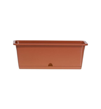 Blumenk�sten CAMELIA mit Sch�ssel, terrakotta, 40 cm