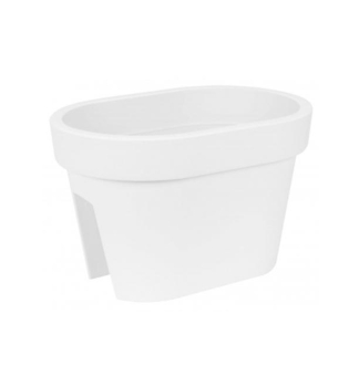 Blumentopf LOFLY RAILING wei� 39,6 cm