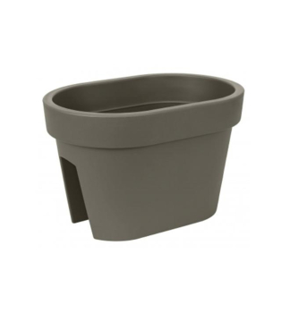 Blumentopf LOFLY RAILING grau 39,6 cm