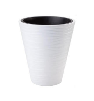 Blumentopf  SAHARA SLIM wei� 40x44 cm