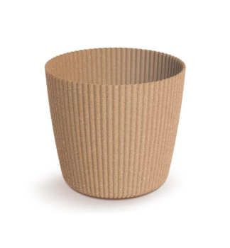 Blumentopf  MILLY ROUND ECO WOOD natur, 23,6 cm