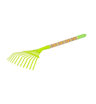 Kunststoffrechen STREND PRO, Kinderschaufel, Holz + Stahl, 74 cm