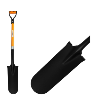 Vierzackspaten mit D-Griff, 115 cm