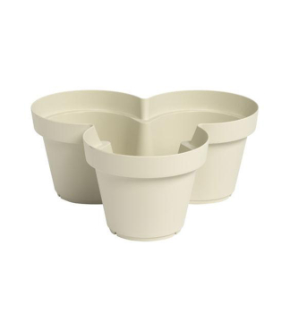 Blumentopf MY MOOD TOWER, creme, 36 cm