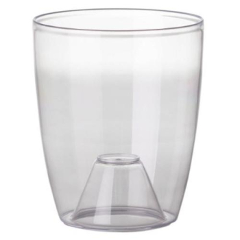 Orchideen-Blumentopf STARS transparent, 13 cm