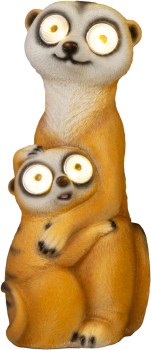 Solar-Dekoration Erdm�nnchen 12x11x27,5 cm