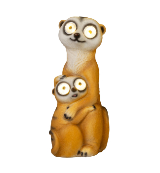 Solar-Dekoration Erdm�nnchen 12x11x27,5 cm