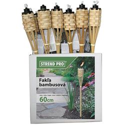 Geflochtene Bambusfackel, 60 � 5,5 cm