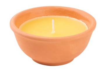 CITRONELLA-KERZE, 113 g, Terrakotta