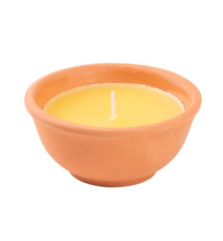 CITRONELLA-KERZE, 113 g, Terrakotta